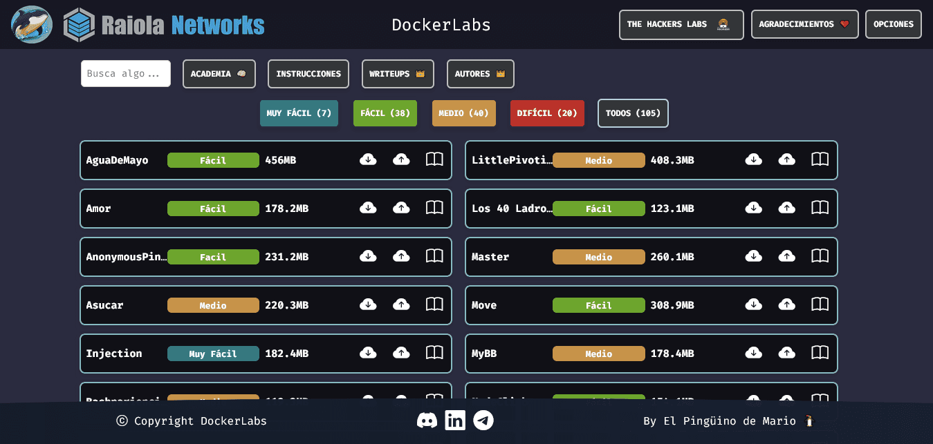 DockerLabs Scraper project preview
